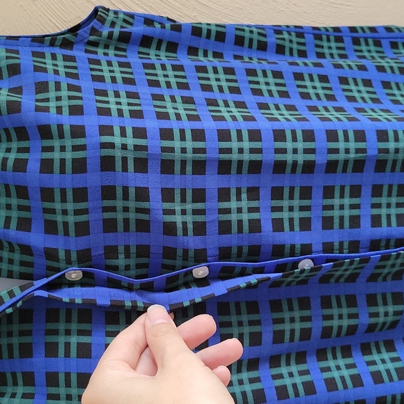 4/$20 J. Crew Plaid Button Down Blouse Size 2 - Picture 4 of 7